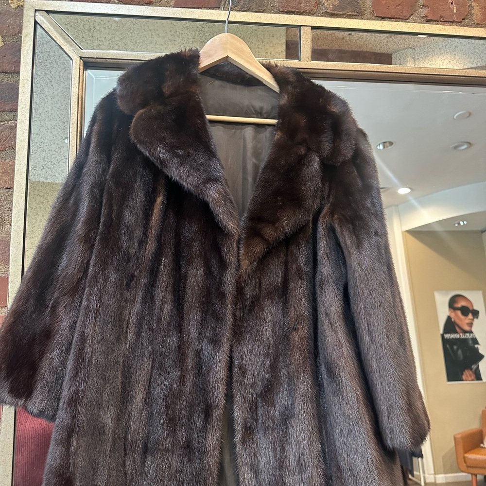 Luxurious Dark Brown Mink Jacket